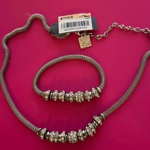 Matching necklace and bracelet-Anne Klein